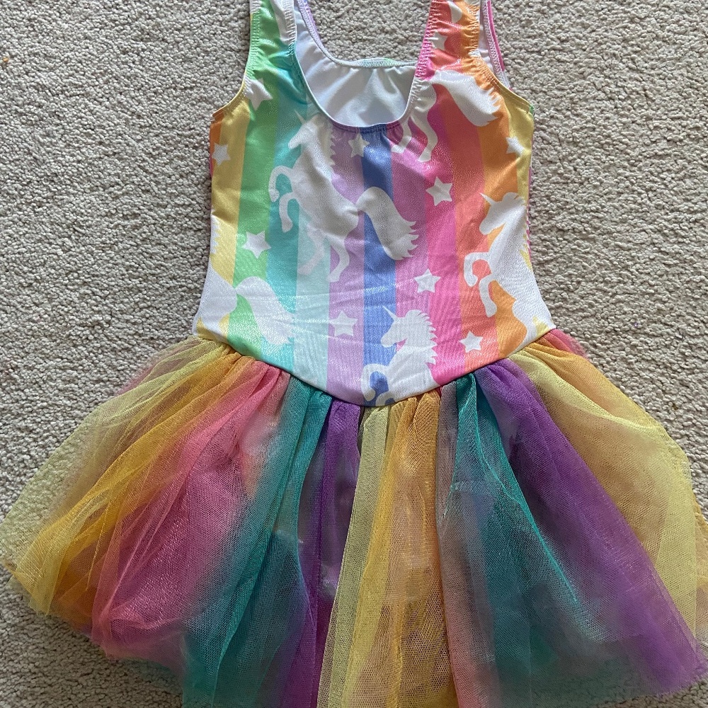 Unicorn Leotard - kids size 130